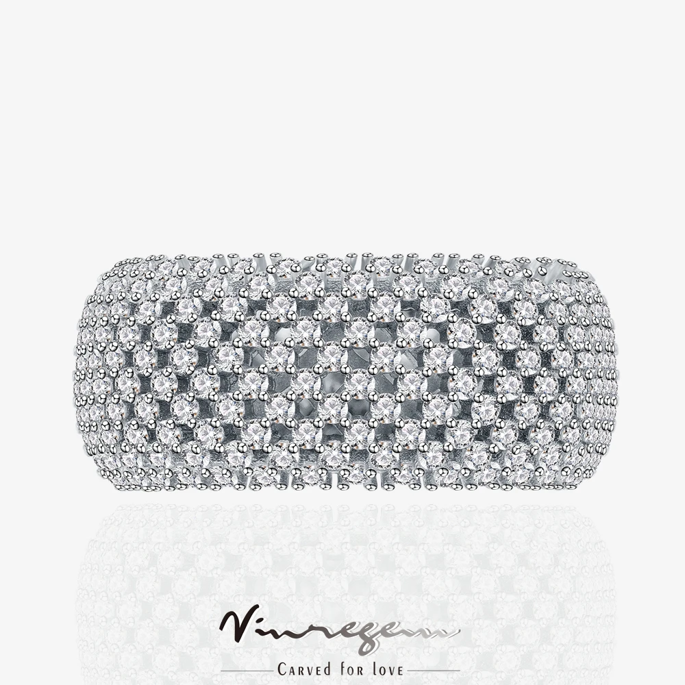 Vinregem 18K White Gold Plated White Sapphire Row Sona Diamonds Ring for Women 925 Sterling Silver Wedding Jewelry Drop Shipping
Vinregem 18K White Gold Plated White Sapphire Row Sona Diamonds Ring for Women 925 Sterling Silver Wedding Jewelry Drop Shipping