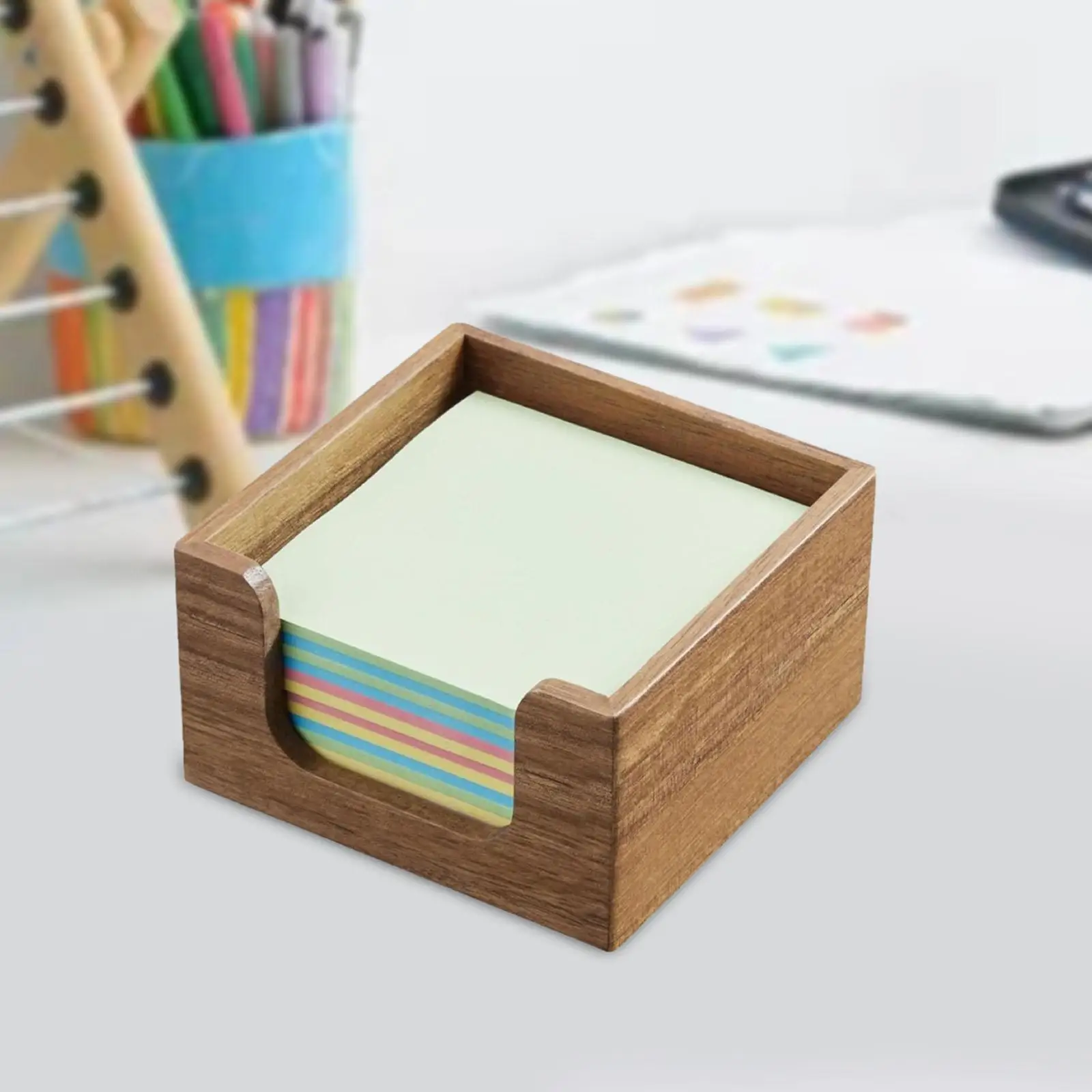 Деревянный органайзер для стикеров Wooden Desk Organizer Box
Деревянный органайзер для стикеров Wooden Desk Organizer Box