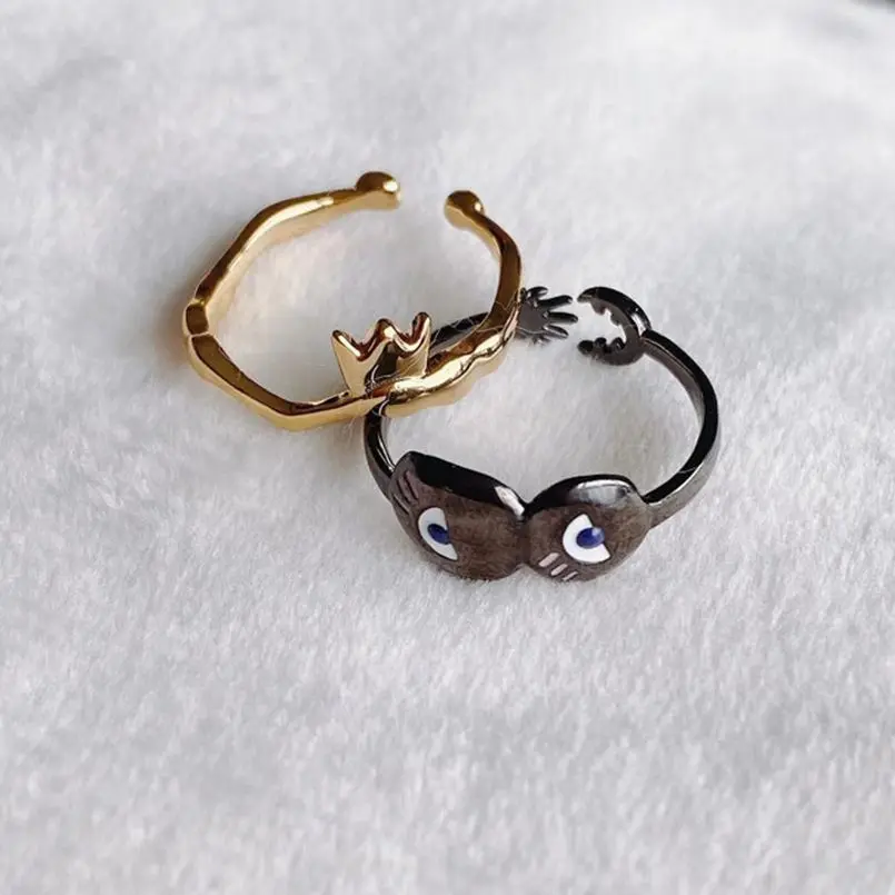 Cartoon Anime Ranking of Kings Bojji Kage Crown Ring Creative Open Adjustable Couple Matching Rings Valentine's Day Gift
Cartoon Anime Ranking of Kings Bojji Kage Crown Ring Creative Open Adjustable Couple Matching Rings Valentine's Day Gift