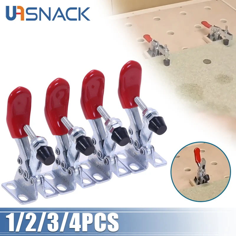 GH-201 Woodwork Lever Clamp Horizontal Toggle Clamp Quick-Release Workbench Clamping 27KG Clamps For Woodworking Carpentry Tools
GH-201 Woodwork Lever Clamp Horizontal Toggle Clamp Quick-Release Workbench Clamping 27KG Clamps For Woodworking Carpentry Tools
