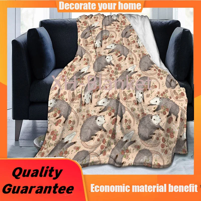Befuddled Possums Flowers Flannel Fleece Blanket Soft Warm Fleece Throw Blanket Premium Durable Sofa Blanket Comfortable
Befuddled Possums Flowers Flannel Fleece Blanket Soft Warm Fleece Throw Blanket Premium Durable Sofa Blanket Comfortable