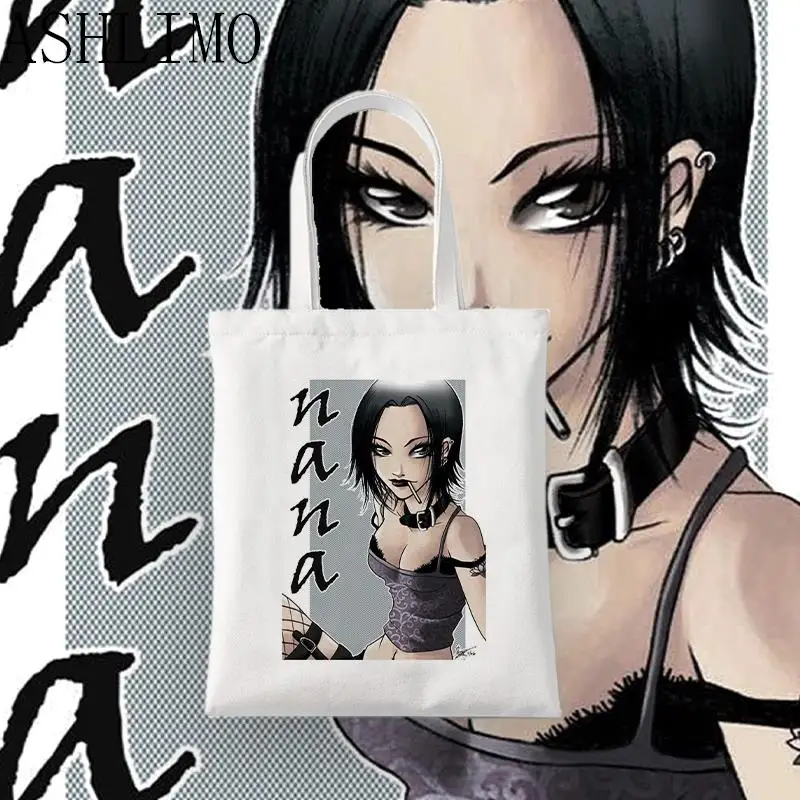 Japan Anime Nana Harajuku Manga Ren Honjo Handbags Shoulder Bag Casual Shopping Handbag Women Canvas Bag Beach Bag High Capacity 
Japan Anime Nana Harajuku Manga Ren Honjo Handbags Shoulder Bag Casual Shopping Handbag Women Canvas Bag Beach Bag High Capacity