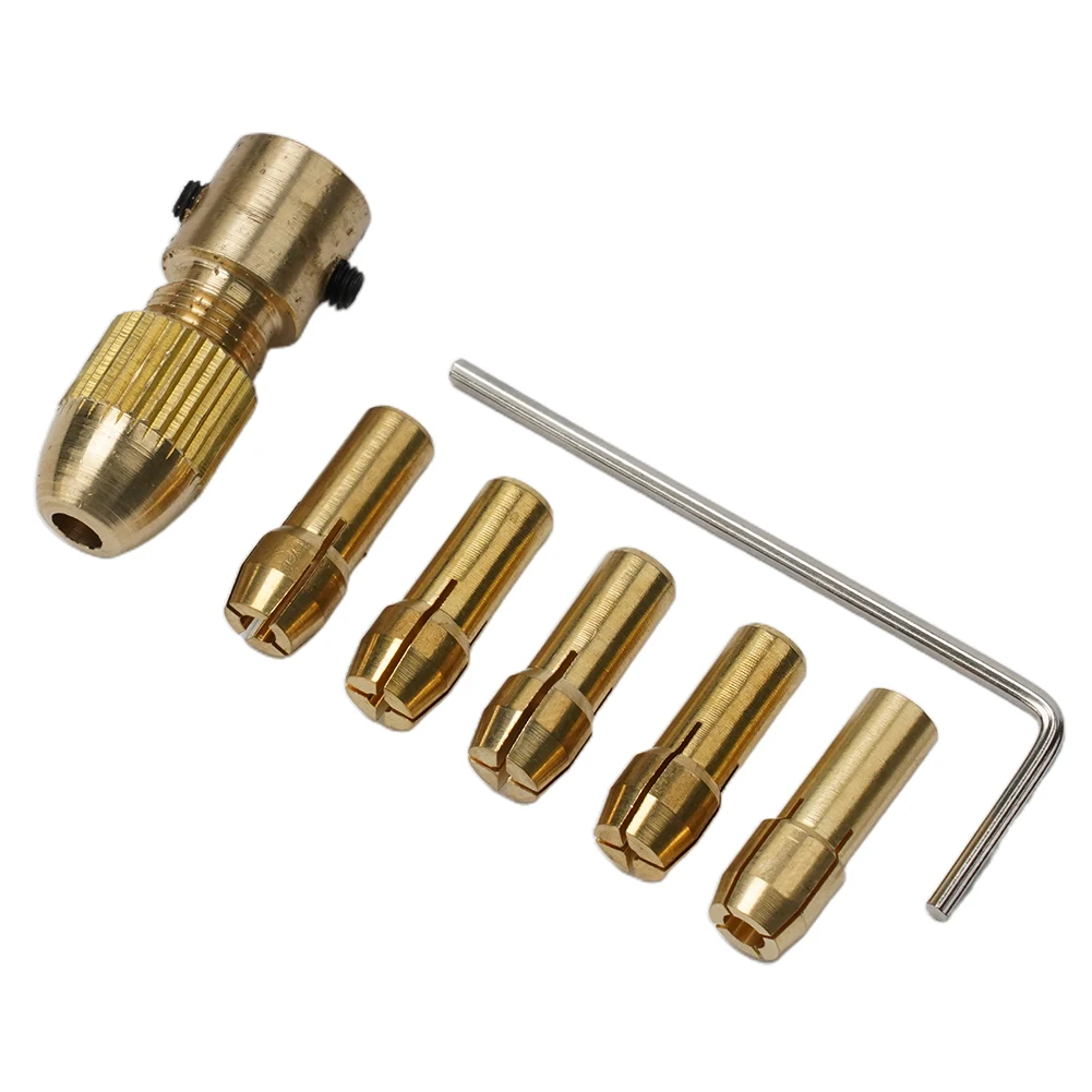 Power Tools Machinery Accessories7pc Gold Brass Collet Mini Drill Chucks Adapter For Motor Shaft ABS Wood Board Presspaper
Power Tools Machinery Accessories7pc Gold Brass Collet Mini Drill Chucks Adapter For Motor Shaft ABS Wood Board Presspaper