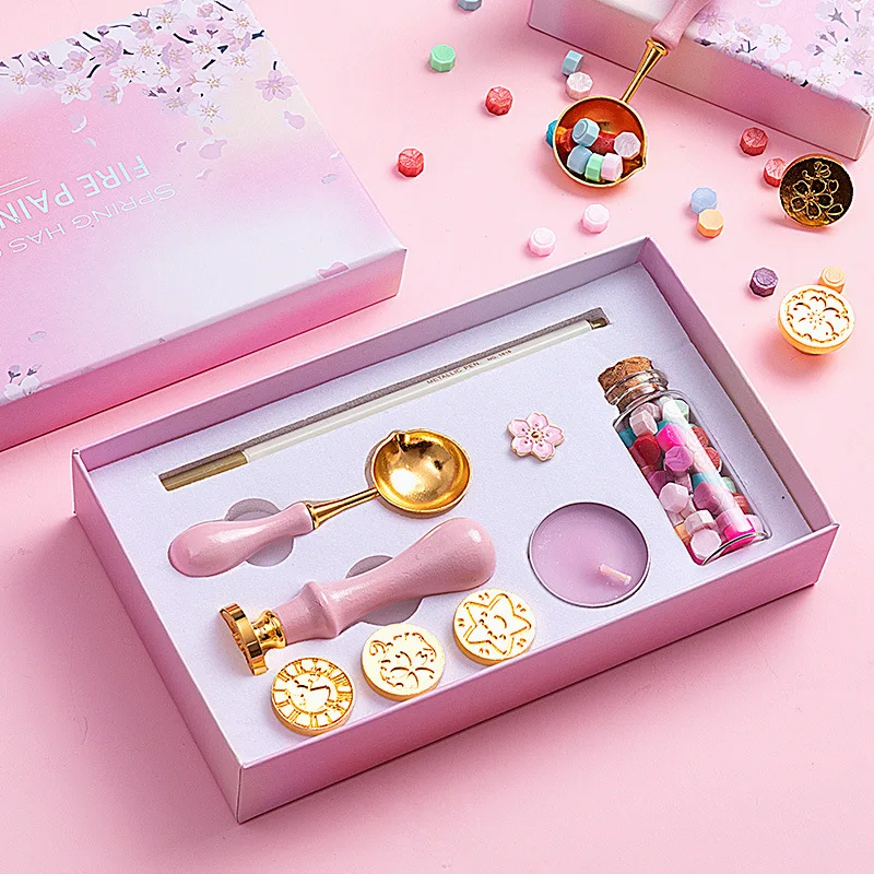 Cute Pink Fire Paint Seal Set Spoon Handle Creative Gift Invitation Seal Diy Hand Account Child Girl Birthday Gift
Cute Pink Fire Paint Seal Set Spoon Handle Creative Gift Invitation Seal Diy Hand Account Child Girl Birthday Gift