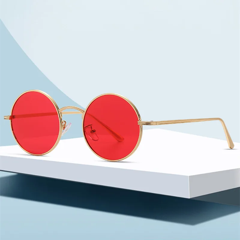 Gold Round Metal Frame Sunglasses Men Retro 2022 Summer Style Women Red Lens Sun glasses Unisex Yellow Pink Black UV400
Gold Round Metal Frame Sunglasses Men Retro 2022 Summer Style Women Red Lens Sun glasses Unisex Yellow Pink Black UV400
