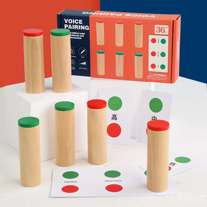 Toddler shaking music toys Color sound matching games Montessori Sensory games Early education Wooden toys for children
Toddler shaking music toys Color sound matching games Montessori Sensory games Early education Wooden toys for children