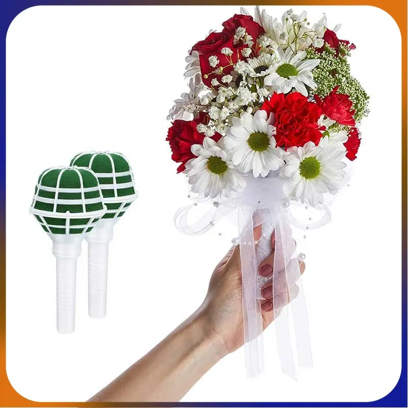 1Bag 2/4/6Pcs 18cm Bridal Wedding Flower Decoration Bouquet Foam Holder Green Decoration Event Party Flower Base Bracket
1Bag 2/4/6Pcs 18cm Bridal Wedding Flower Decoration Bouquet Foam Holder Green Decoration Event Party Flower Base Bracket