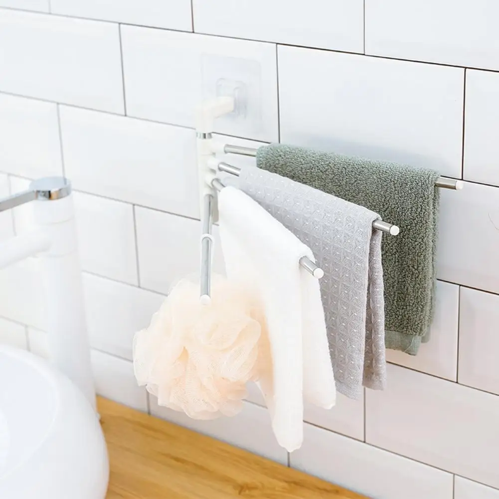 Great Towel Holder Easy Installation Stainless Steel Rotating 4 Bars Wall Mounted Towel Rack Towel Hanger Rack Towel Hanger
Great Towel Holder Easy Installation Stainless Steel Rotating 4 Bars Wall Mounted Towel Rack Towel Hanger Rack Towel Hanger