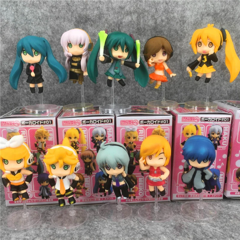 10pcs/set Boxed New Anime Hatsune Miku Kaito Luka Kawaii Q Version Figure PVC Model Toys doll ornament Birthday christmas Gifts
10pcs/set Boxed New Anime Hatsune Miku Kaito Luka Kawaii Q Version Figure PVC Model Toys doll ornament Birthday christmas Gifts