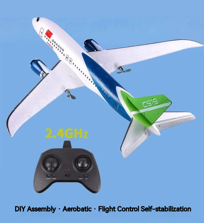 QF008B 3-channel Airliner C919 3D Stunt With Gyroscope Fixed-wing Electric Remote Control Foam Aircraft Model Airplane Toys
QF008B 3-channel Airliner C919 3D Stunt With Gyroscope Fixed-wing Electric Remote Control Foam Aircraft Model Airplane Toys