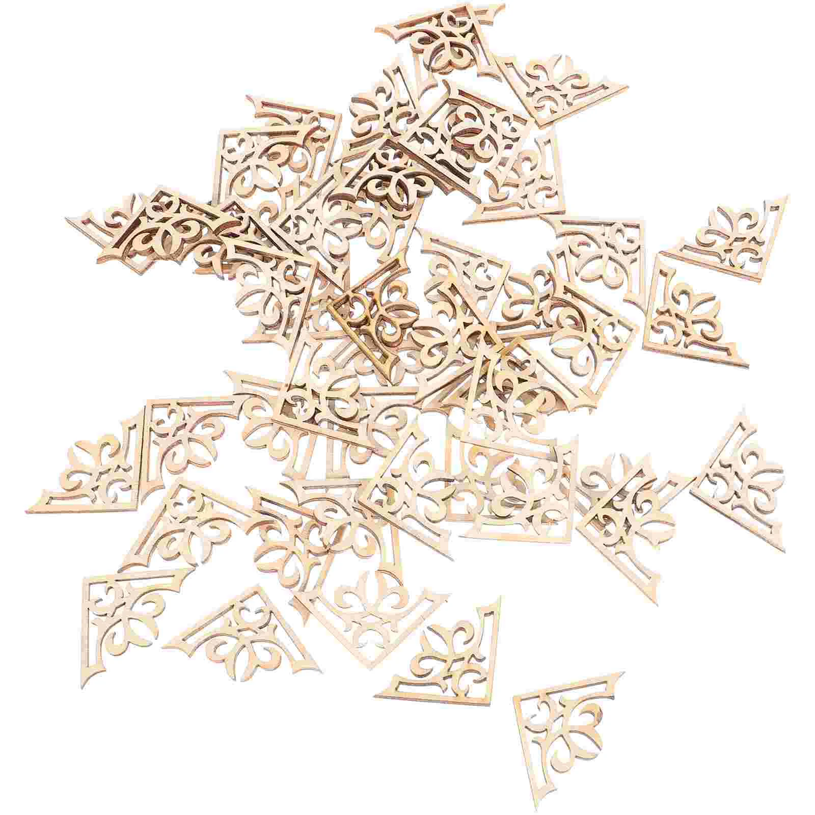 50pcs Wooden Carved Corner Wooden Corner DIY Crafts Furniture Home Unpainted Applique
50pcs Wooden Carved Corner Wooden Corner DIY Crafts Furniture Home Unpainted Applique