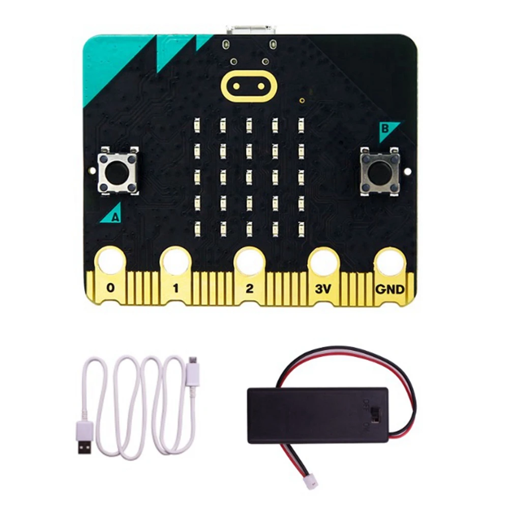 BBC Micro:Bit V2 комплект Built-in динамик микрофон сенсорный программируемый макетная плата + аккумулятор DIY проект
BBC Micro:Bit V2 комплект Built-in динамик микрофон сенсорный программируемый макетная плата + аккумулятор DIY проект