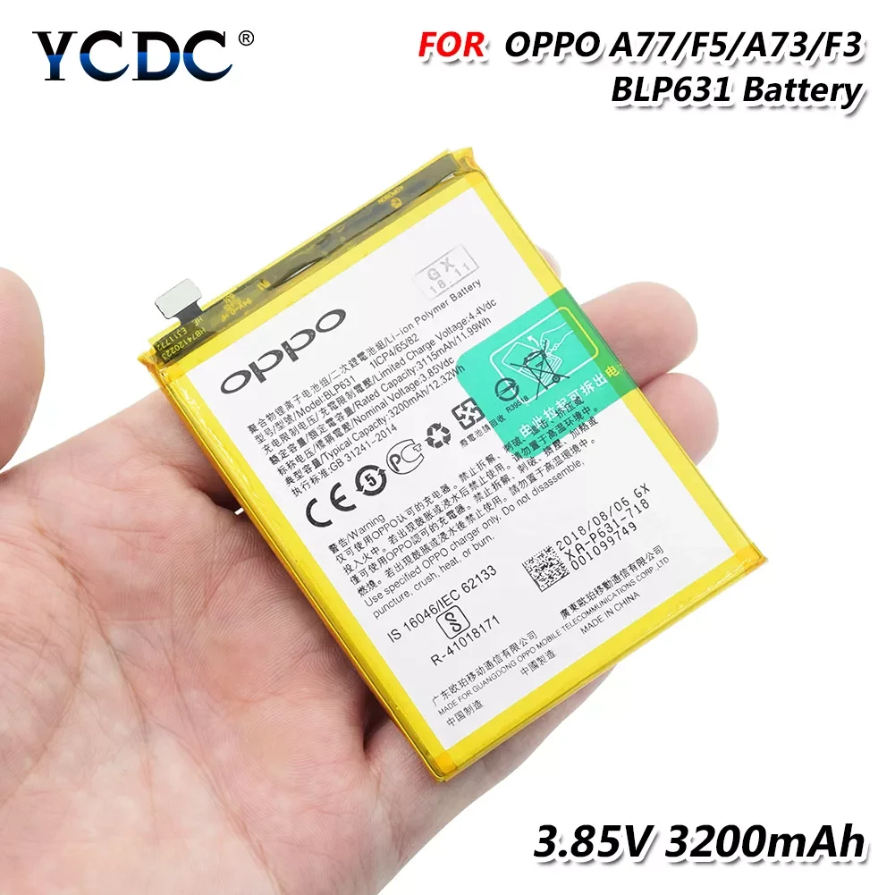 For OPPO A77 A77M A77T A73 A73S A73M battery li-ion polymer battery High capacit Mobile Accessories replacement
For OPPO A77 A77M A77T A73 A73S A73M battery li-ion polymer battery High capacit Mobile Accessories replacement