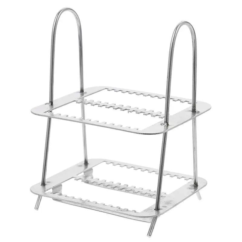 Microscope Slides Rack 26 Positions Stainless Steel Staining Rack for Experiments
Microscope Slides Rack 26 Positions Stainless Steel Staining Rack for Experiments