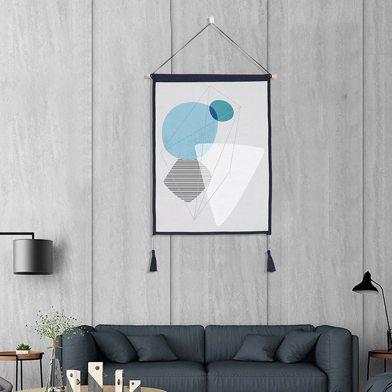 Nordic Macrame Wall Hanging Tapestry Geometric Line Cotton Linen Wall Art Decor Background Cloth Tapestry 45X65cm
Nordic Macrame Wall Hanging Tapestry Geometric Line Cotton Linen Wall Art Decor Background Cloth Tapestry 45X65cm
