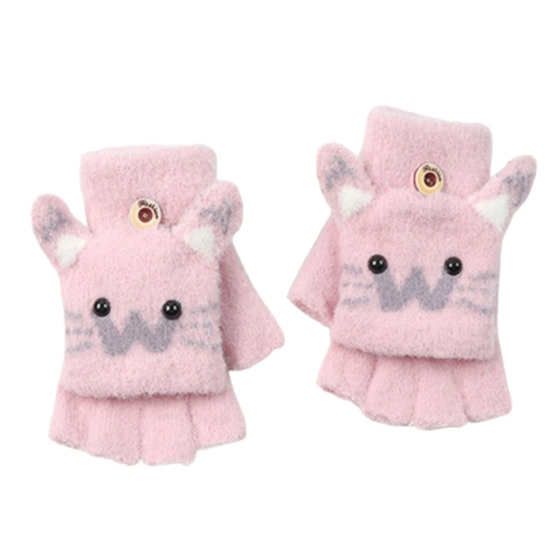 Fuzzy for CAT Pattern Gloves Cartoon Knitted Fingerless Gloves with Flip Top Flip Cover Gloves Stretchy Glove for Women
Fuzzy for CAT Pattern Gloves Cartoon Knitted Fingerless Gloves with Flip Top Flip Cover Gloves Stretchy Glove for Women