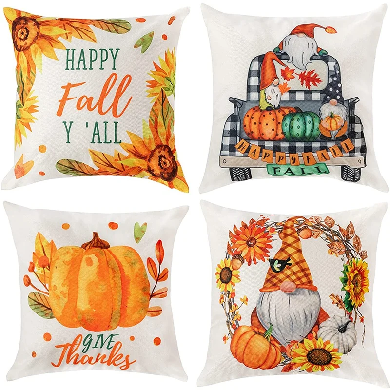 Fall Pillow Covers 18X18 For Thanksgiving Decoration Fall Throw Pillow Covers For Sofa Couch Home Farmhouse Decor
Fall Pillow Covers 18X18 For Thanksgiving Decoration Fall Throw Pillow Covers For Sofa Couch Home Farmhouse Decor