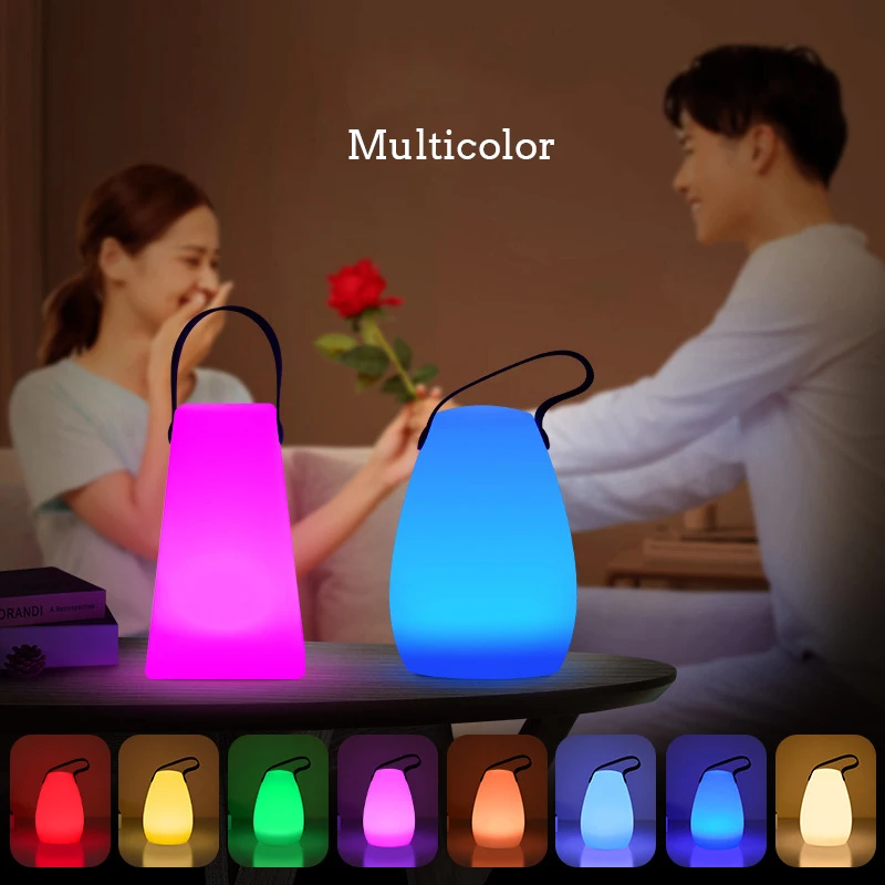 Современные светодиодсветодиодный ночники RGB, портативное украшение для спальни, уличное освещение для пикника, перезаряжаемые лампы-фона...
Современные светодиодсветодиодный ночники RGB, портативное украшение для спальни, уличное освещение для пикника, перезаряжаемые лампы-фона...