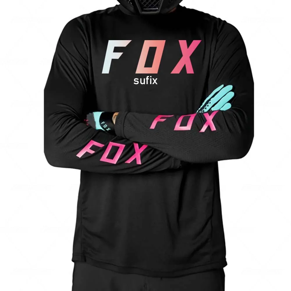 Long sleeved Motocross Motorcycle Jersey Sufix Fox DH MOTO MTB Downhill Jersey Off Road racing Cycling Jersey
Long sleeved Motocross Motorcycle Jersey Sufix Fox DH MOTO MTB Downhill Jersey Off Road racing Cycling Jersey
