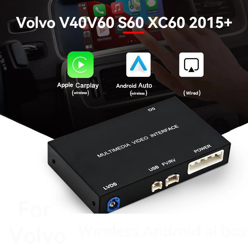 2022 Apple Carplay S60 Android-Auto Decoder WIFI For Voor Volvo V40V60 S60 XC60 2015 +Module Spiegel Link Youtube Auto Mini
2022 Apple Carplay S60 Android-Auto Decoder WIFI For Voor Volvo V40V60 S60 XC60 2015 +Module Spiegel Link Youtube Auto Mini