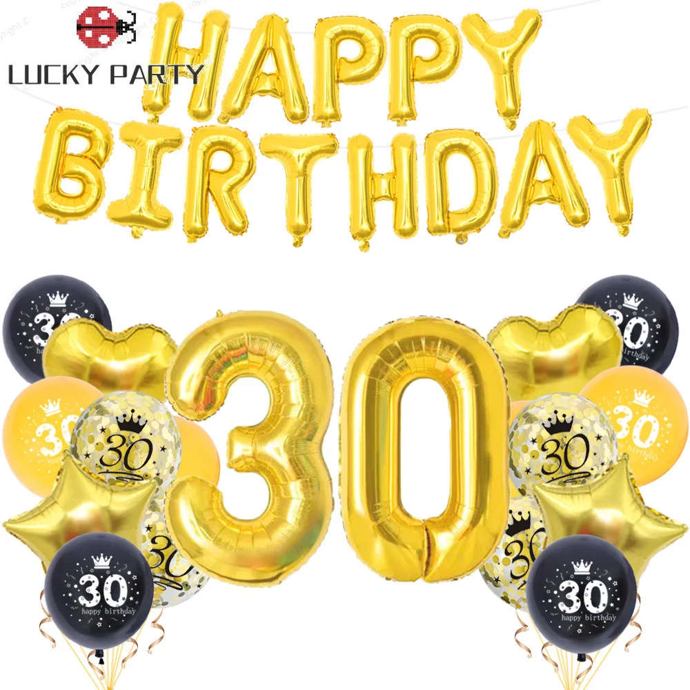 30Years Anniversary Disposable Tableware Adult 30/40/50/60th year old Birthday Party supplies Happy Birthday Party Decorations
30Years Anniversary Disposable Tableware Adult 30/40/50/60th year old Birthday Party supplies Happy Birthday Party Decorations