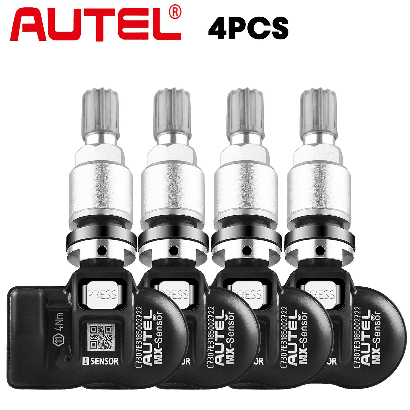 4Pcs Autel MX Sensor 433MHZ+315 MHZ Mx-Sensor TPMS Tire Repair Tool Automotive Accessory For MaxiTPMS TS501 TS508 Pad Programmer
4Pcs Autel MX Sensor 433MHZ+315 MHZ Mx-Sensor TPMS Tire Repair Tool Automotive Accessory For MaxiTPMS TS501 TS508 Pad Programmer