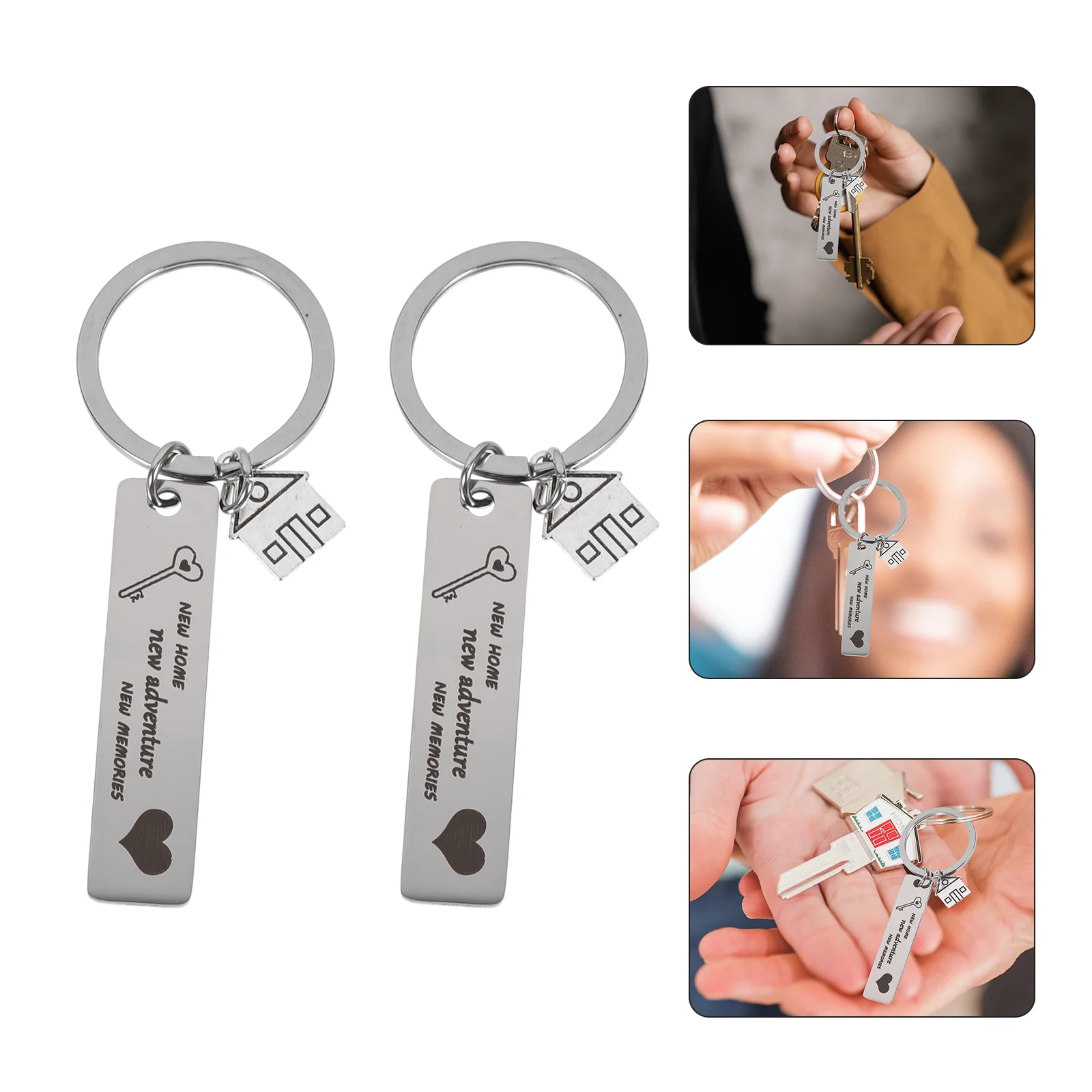 Key Keychain Home New Gift Housewarming Moving House Keyring Ornament Chain Bag First Chains Pendants Decor Couples
Key Keychain Home New Gift Housewarming Moving House Keyring Ornament Chain Bag First Chains Pendants Decor Couples