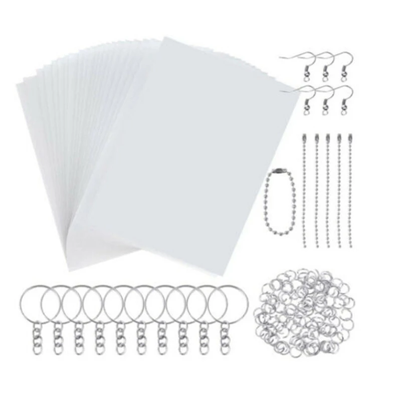 Shrinky Art Paper Heat Shrink Sheet Plastic Kit Hole Punch Keychains Pencils DIY Drawing Art Supply
Shrinky Art Paper Heat Shrink Sheet Plastic Kit Hole Punch Keychains Pencils DIY Drawing Art Supply