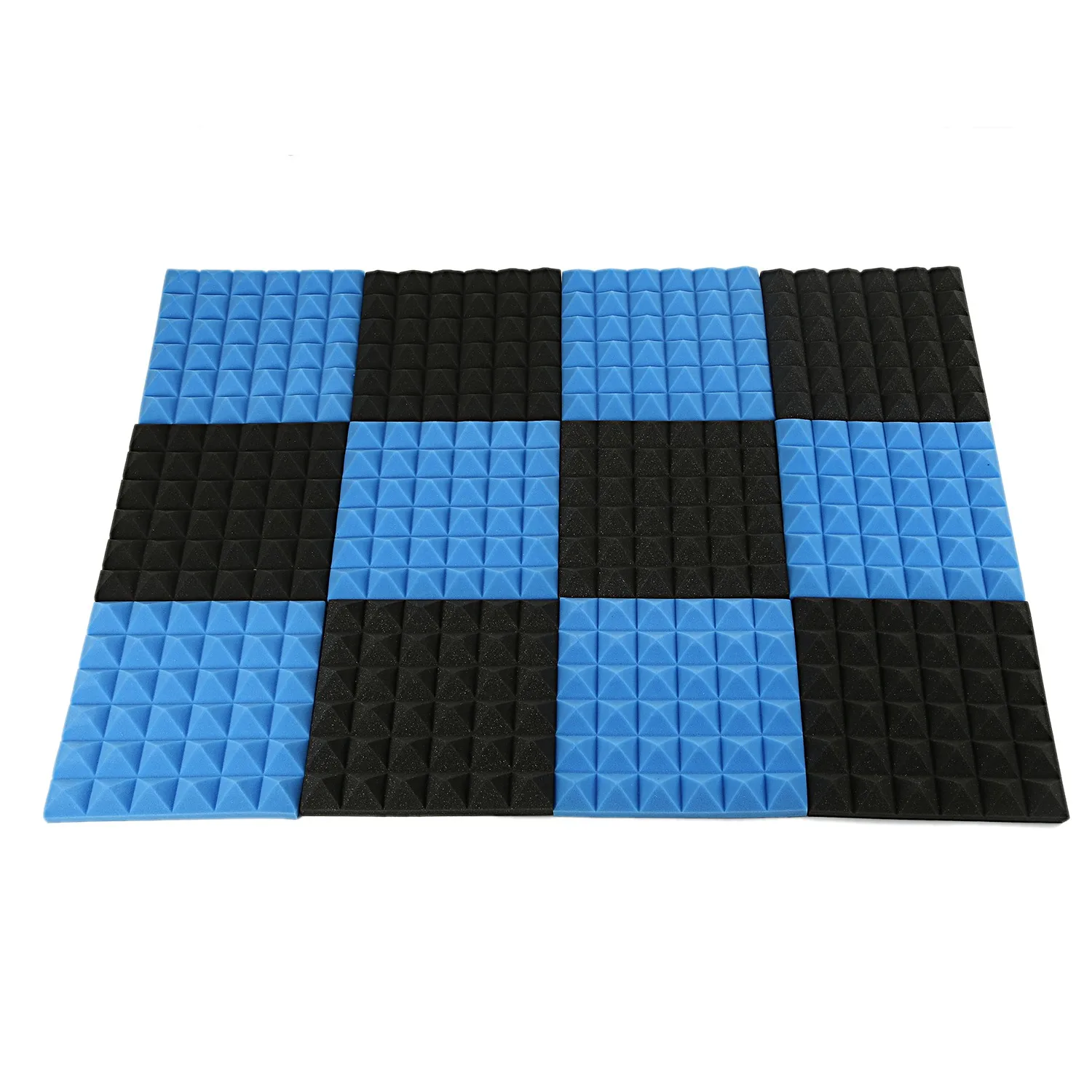 Charcoal Acoustic Foam Tiles Soundproofing Foam Panels Studio Sound Padding 2 x 10 x 10 Inch(Black+Blue)
Charcoal Acoustic Foam Tiles Soundproofing Foam Panels Studio Sound Padding 2 x 10 x 10 Inch(Black+Blue)