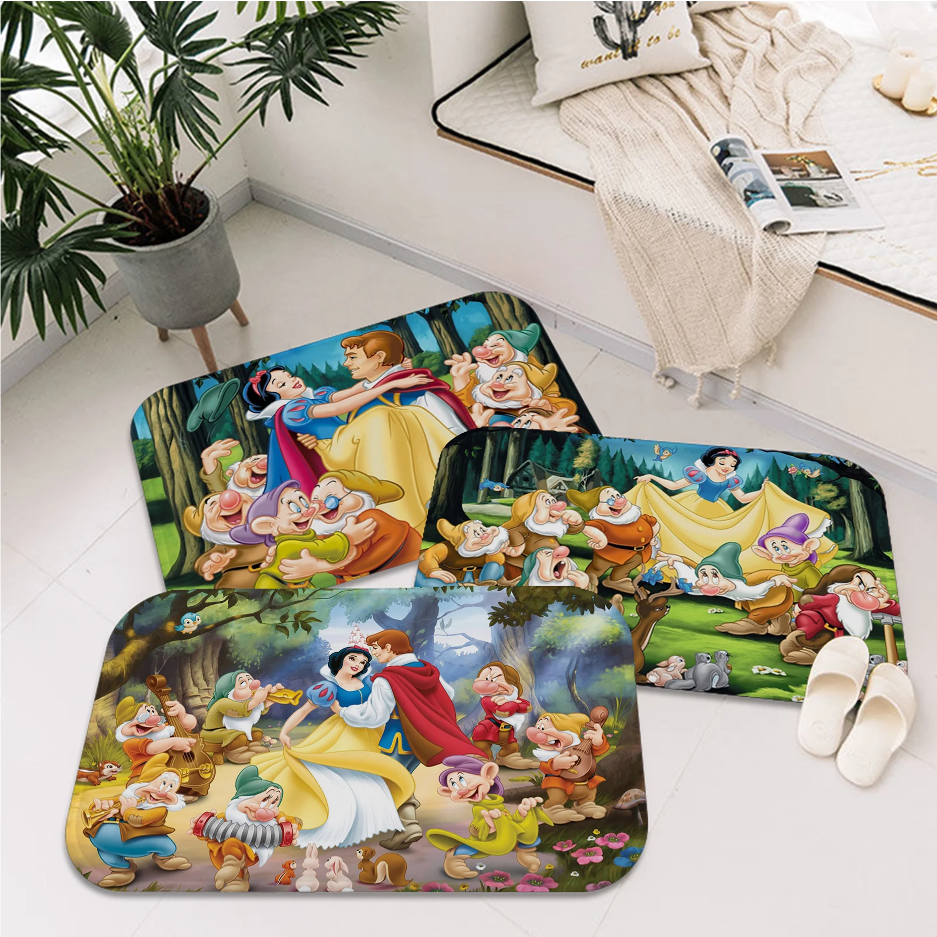 Disney Snow White Door Mat INS Style Soft Bedroom Floor House Laundry Room Mat Anti-skid Household Carpets
Disney Snow White Door Mat INS Style Soft Bedroom Floor House Laundry Room Mat Anti-skid Household Carpets