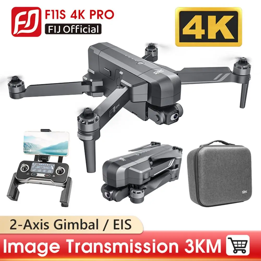 SJRC F11s 4k Pro Drone GPS 5g Wifi 2 Axis Gimbal With Hd Camera F11 4k Pro 3km Professional Rc Foldable Brushless Quadcopter
SJRC F11s 4k Pro Drone GPS 5g Wifi 2 Axis Gimbal With Hd Camera F11 4k Pro 3km Professional Rc Foldable Brushless Quadcopter