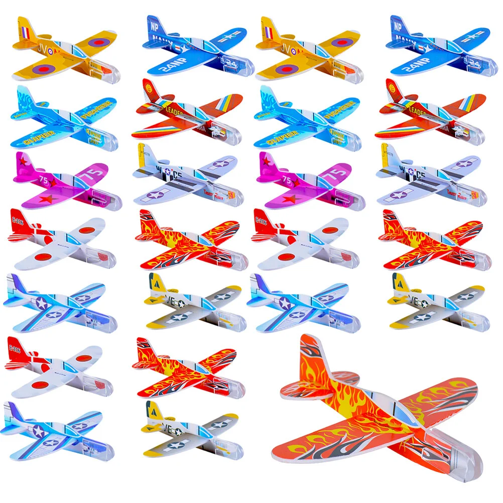 

30 Pcs Small Plane Outdoor Playsets Toddlers Kids Glider Planes Aircraft Toy Airplanes Filler Foam Throwing