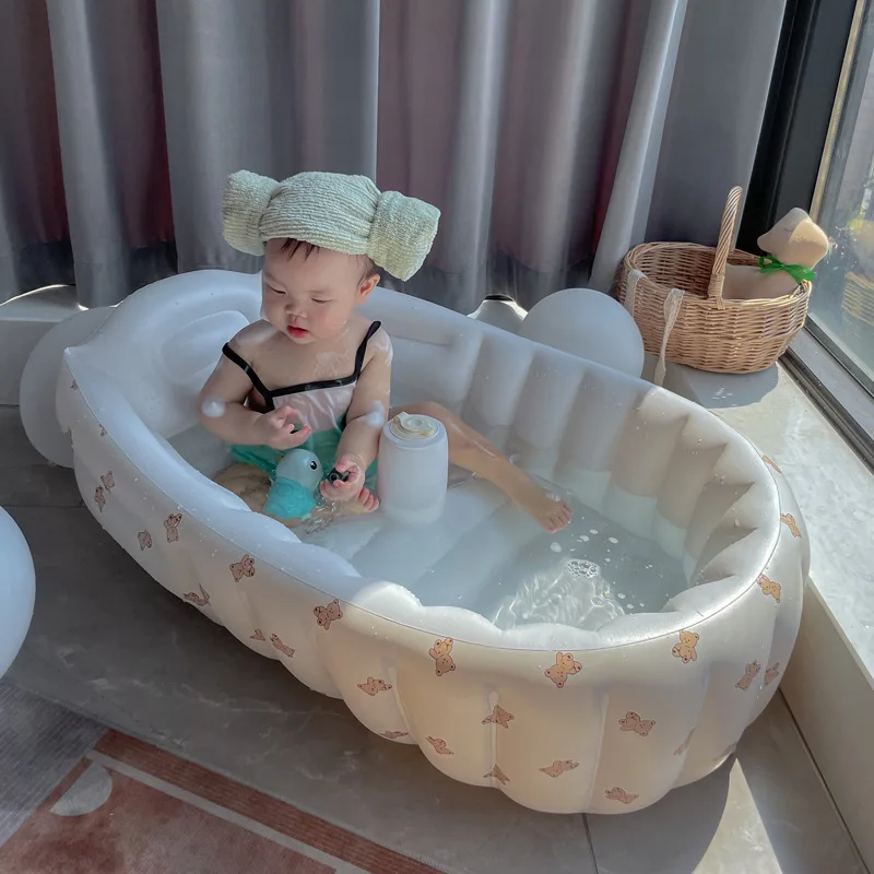 PVC Baby Inflatable Bathtub Foldable Kid's Swimming Pool Portable Outdoor Basin Bathtub Swimming Pool Toddler Newborn Bathtub
PVC Baby Inflatable Bathtub Foldable Kid's Swimming Pool Portable Outdoor Basin Bathtub Swimming Pool Toddler Newborn Bathtub