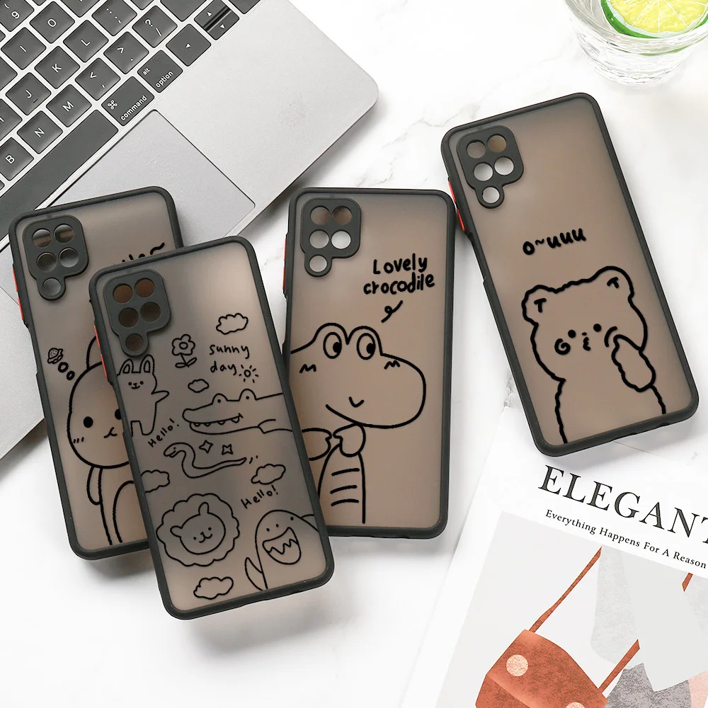 Clear Cartoon Phone Case For Samsung A52S 5G A12 A13 A21S A22 A23 A03S A10 A30 A31 A32 A50 A51 A52 A53 M31 A71 A71 A72 A73 Cover
Clear Cartoon Phone Case For Samsung A52S 5G A12 A13 A21S A22 A23 A03S A10 A30 A31 A32 A50 A51 A52 A53 M31 A71 A71 A72 A73 Cover