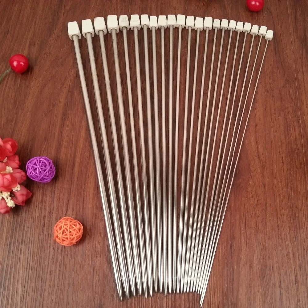 11PCS/set Single Pointed Knitting Needles Stainless steel Crochet Hook Tool Craft knitting needles Set 2.0mm-8.0mm 25cm/35cm New
11PCS/set Single Pointed Knitting Needles Stainless steel Crochet Hook Tool Craft knitting needles Set 2.0mm-8.0mm 25cm/35cm New