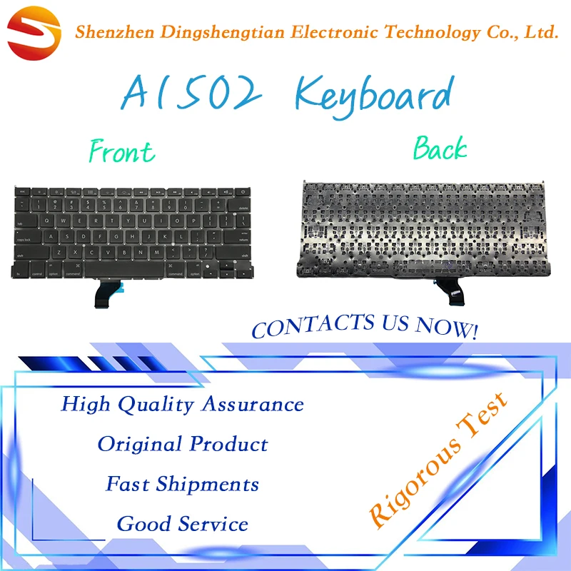 A1502 US UK Spanish French Russian Arabic German Keyboard with Screws For Macbook Pro Retina 13" Laptop 2013-2014 EMC 2875 2674
A1502 US UK Spanish French Russian Arabic German Keyboard with Screws For Macbook Pro Retina 13" Laptop 2013-2014 EMC 2875 2674