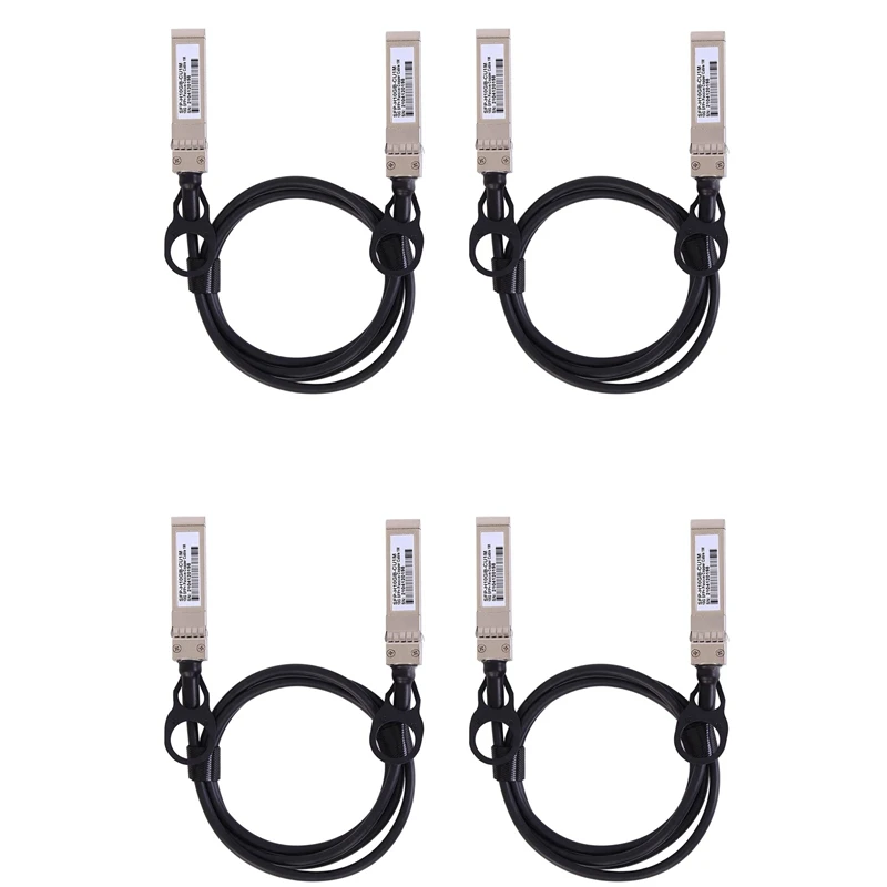 4x10G SFP + Twinax кабель, прямой медный (DAC) 10GBASE SFP Пассивный кабель для фоторяда, Ubiquiti,D-Link(1 м)
4x10G SFP + Twinax кабель, прямой медный (DAC) 10GBASE SFP Пассивный кабель для фоторяда, Ubiquiti,D-Link(1 м)