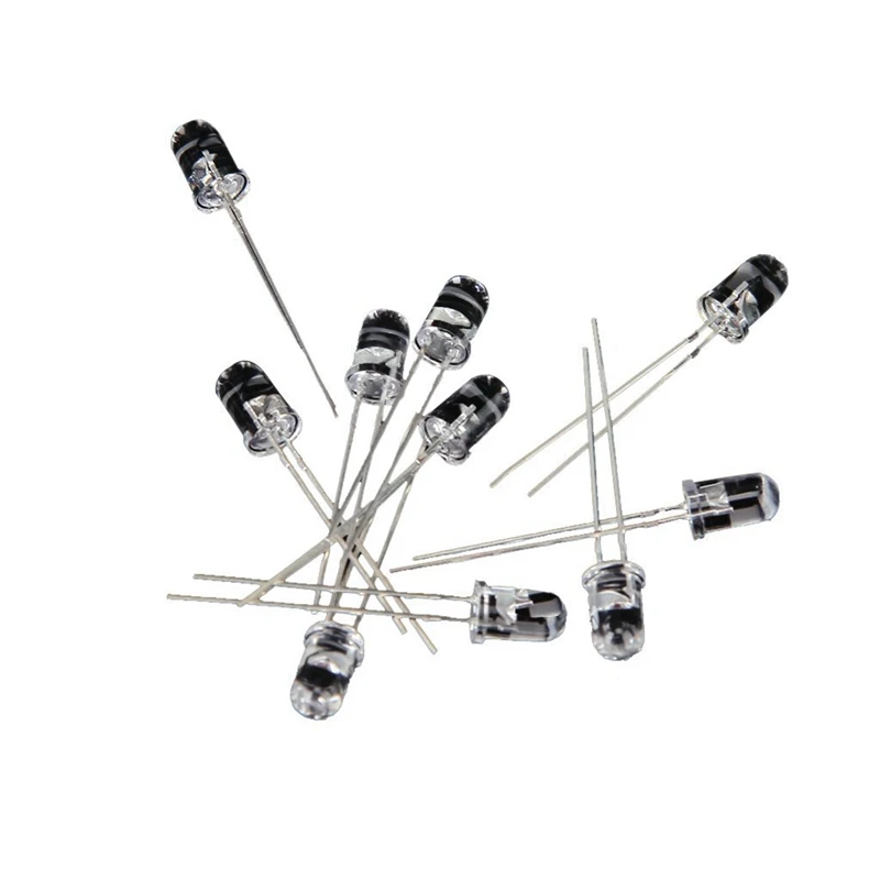 50Pcs 5Mm IR LED Infrared Light Emitting Diode. 
50Pcs 5Mm IR LED Infrared Light Emitting Diode.