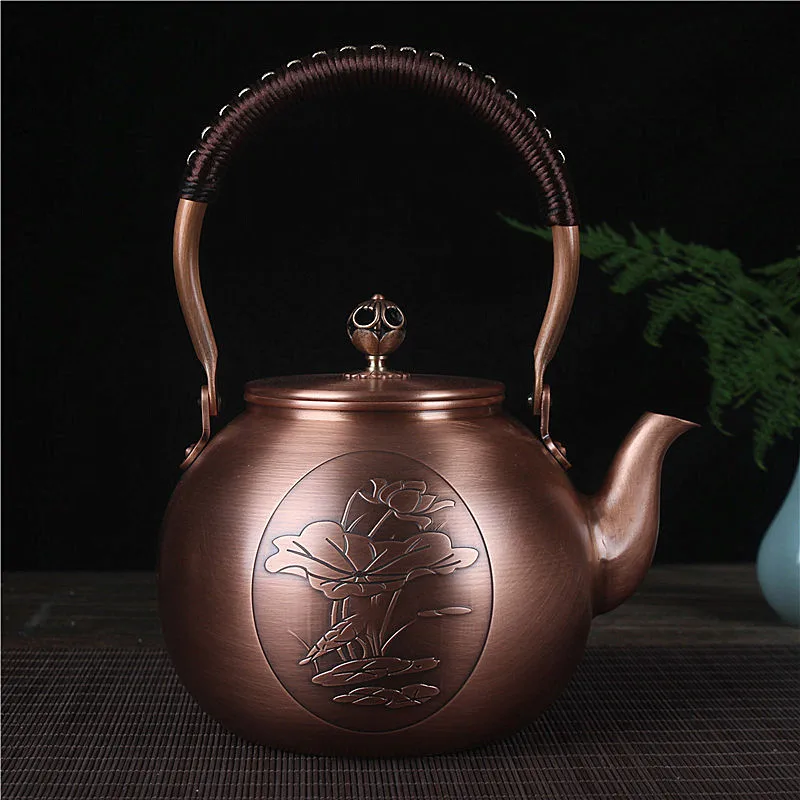 Water boiling copper kettle antique teapot kettle tea set set source manufacturer
Water boiling copper kettle antique teapot kettle tea set set source manufacturer