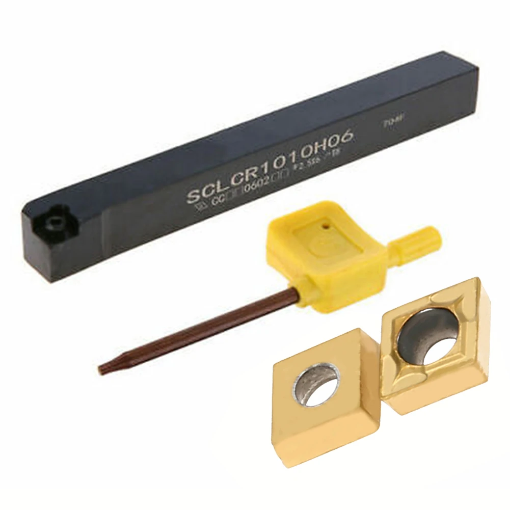 High Quality and Durable CCMT060204 Inserts with SCLCR 1010H06 Lathe Turn Holder for Semi Finishing and Finishing
High Quality and Durable CCMT060204 Inserts with SCLCR 1010H06 Lathe Turn Holder for Semi Finishing and Finishing