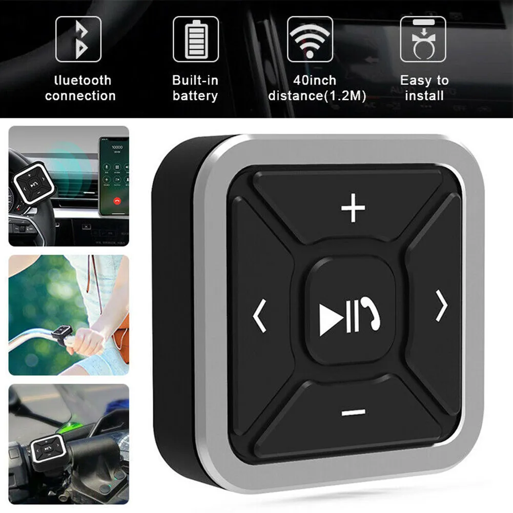 Wireless Bluetooth 5.0 Media Remote Control Button Fit Car Steering Wheel Mount IPX4 Waterproof Interior Electronics Accessories
Wireless Bluetooth 5.0 Media Remote Control Button Fit Car Steering Wheel Mount IPX4 Waterproof Interior Electronics Accessories