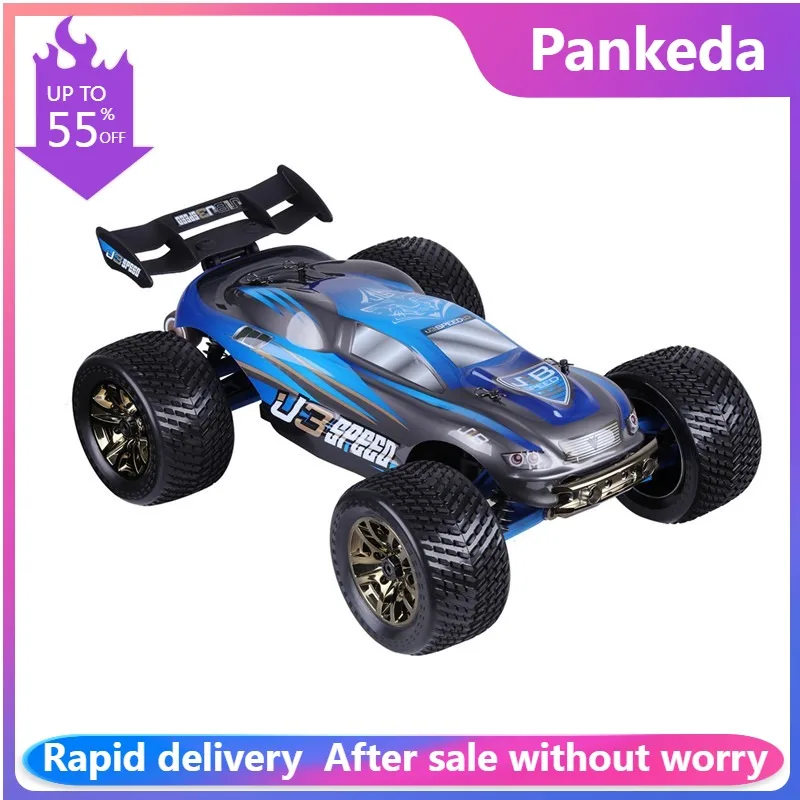 JLB Racing 1:10 2.4CHz 4WD Racing Truck J3 Speed Brushless Electric Head-up Somersault Remote Control Buggy Off-road Vehicle Toy
JLB Racing 1:10 2.4CHz 4WD Racing Truck J3 Speed Brushless Electric Head-up Somersault Remote Control Buggy Off-road Vehicle Toy