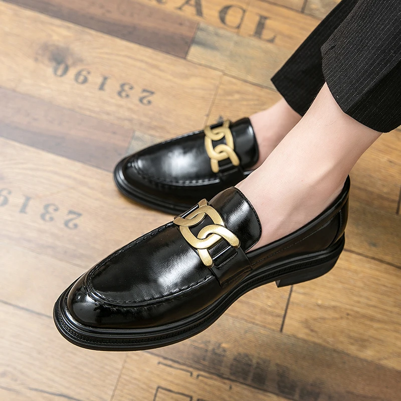Classic Black Luxury Men's Shoes Oxford Elegant Mens Dress Shoes Italian Casual Leather Shoes For Men Loafers sapato masculino
Classic Black Luxury Men's Shoes Oxford Elegant Mens Dress Shoes Italian Casual Leather Shoes For Men Loafers sapato masculino
