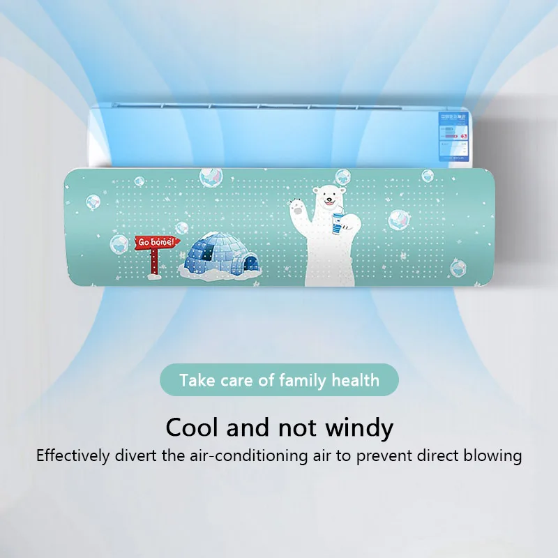 Cartoon Air Conditioning Universal Wind Deflector Cover Anti Direct Blowing Windshield Adjustable Air Conditioner Cover summer
Cartoon Air Conditioning Universal Wind Deflector Cover Anti Direct Blowing Windshield Adjustable Air Conditioner Cover summer