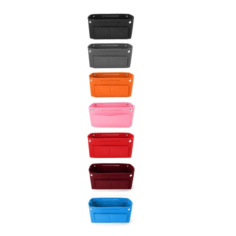Women Fashion Felt Cloth Inner Bag Fits In Insert Handbag Multi-Pockets Cosmetic Bags Storage Personal Belongings Organizer
Women Fashion Felt Cloth Inner Bag Fits In Insert Handbag Multi-Pockets Cosmetic Bags Storage Personal Belongings Organizer