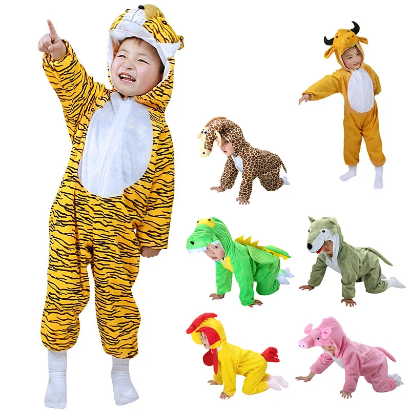 Halloween Party Children Cosplay Animal Jumpsuit Costumes Kids Cos Tiger Leopard Lion Zebra giraffe Fox Wolf Onesies Siamese
Halloween Party Children Cosplay Animal Jumpsuit Costumes Kids Cos Tiger Leopard Lion Zebra giraffe Fox Wolf Onesies Siamese