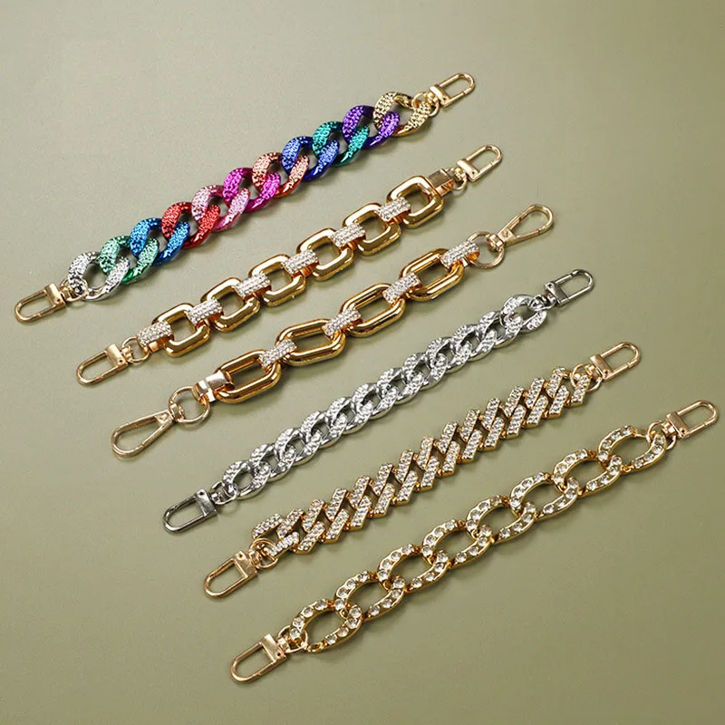 Single Sale chain lack croc shoes charms crystal richstone muti-color Accessories jibz for croc clogs Decorations man kids gifts
Single Sale chain lack croc shoes charms crystal richstone muti-color Accessories jibz for croc clogs Decorations man kids gifts