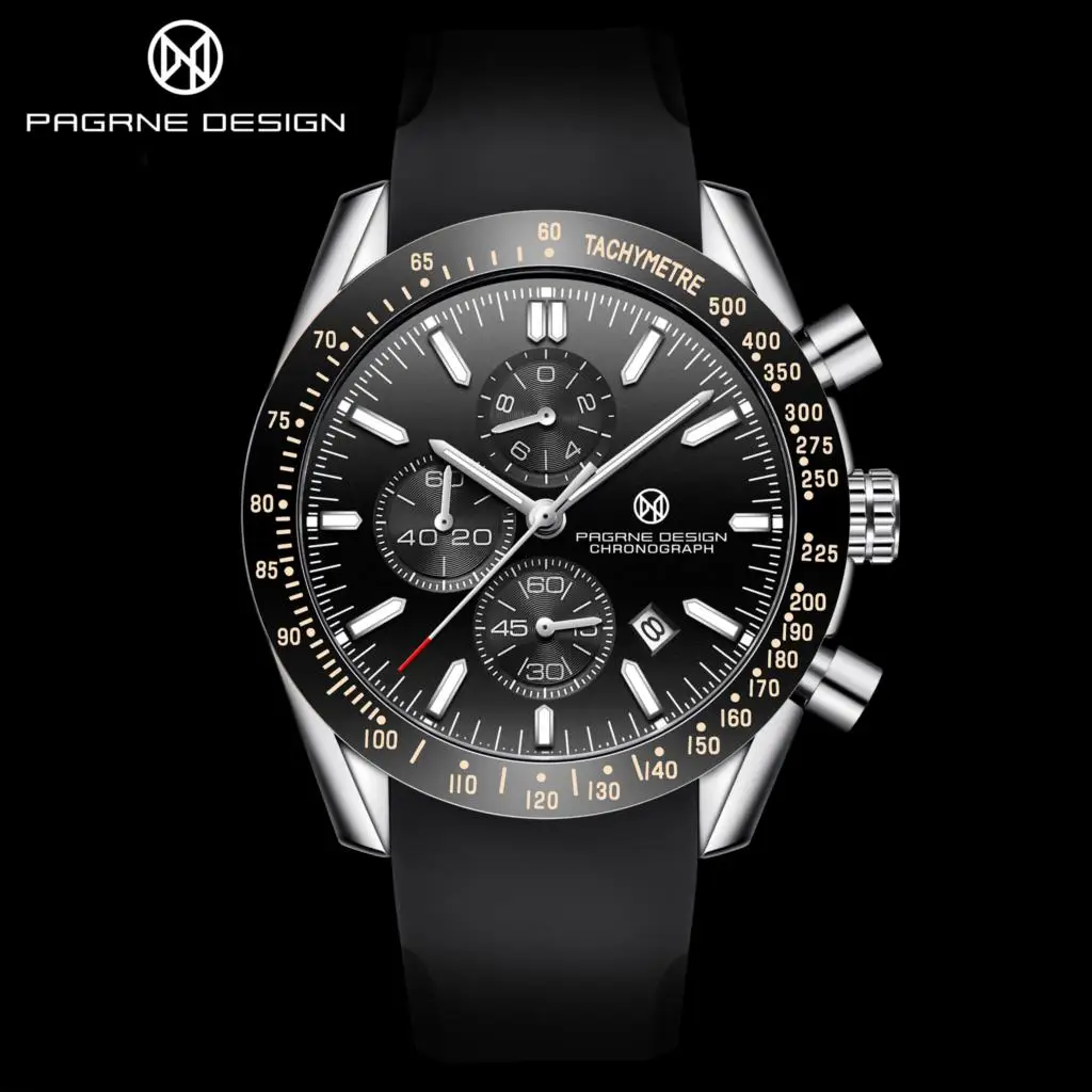 2022 New PAGRNE DESIGN 45mm Sports Men's Quartz Watch Waterproof Alloy Automatic Timekeeping Fashion Wrist Clock Reloj Hombre
2022 New PAGRNE DESIGN 45mm Sports Men's Quartz Watch Waterproof Alloy Automatic Timekeeping Fashion Wrist Clock Reloj Hombre
