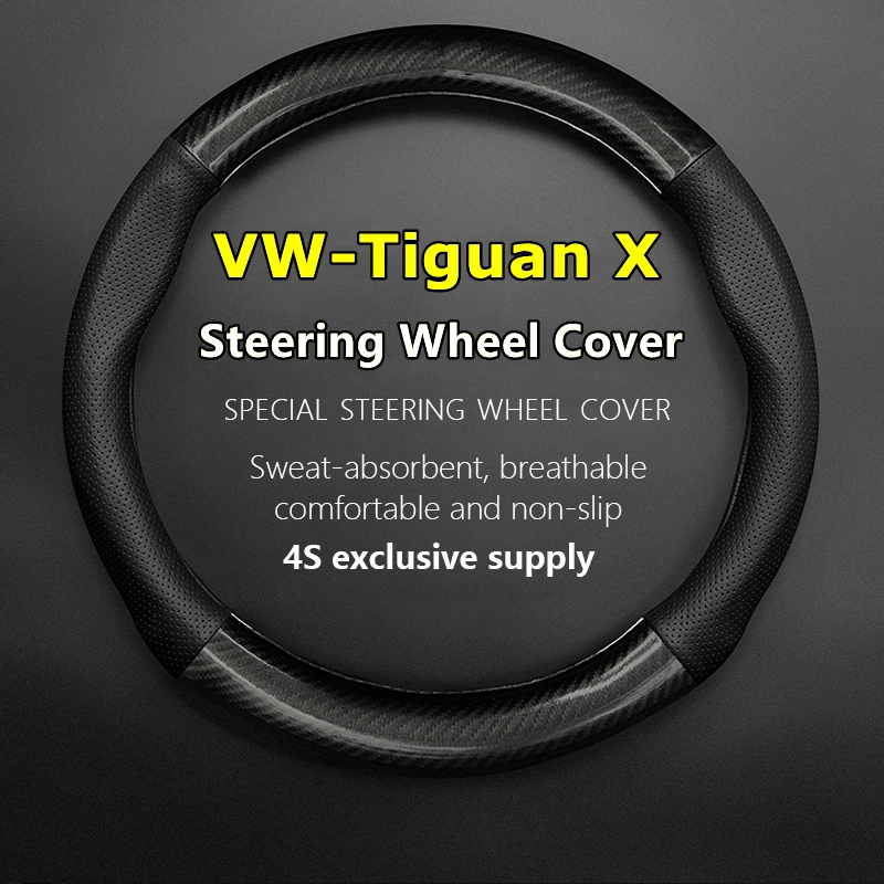 Non-slip Case For VW Volkswagen Tiguan X Steering Wheel Cover Genuine Leather Carbon Fiber 330TSI 380TSI 2021 2022 2023
Non-slip Case For VW Volkswagen Tiguan X Steering Wheel Cover Genuine Leather Carbon Fiber 330TSI 380TSI 2021 2022 2023