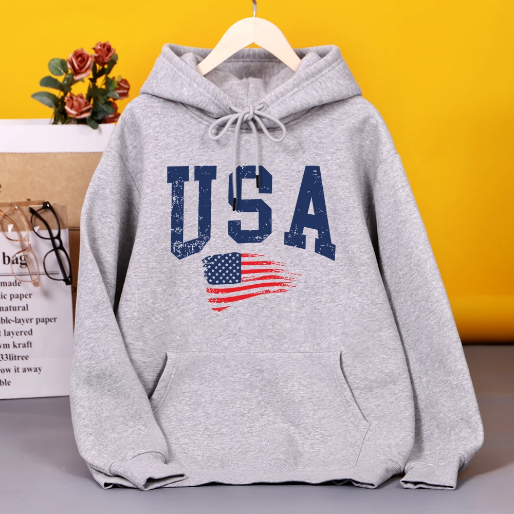 USA Fluttering National Flag Prints Female Hooded Fashion Pocket Hoodies Outdoor Comfortable Clothing Fleece Zipper Clothing
USA Fluttering National Flag Prints Female Hooded Fashion Pocket Hoodies Outdoor Comfortable Clothing Fleece Zipper Clothing